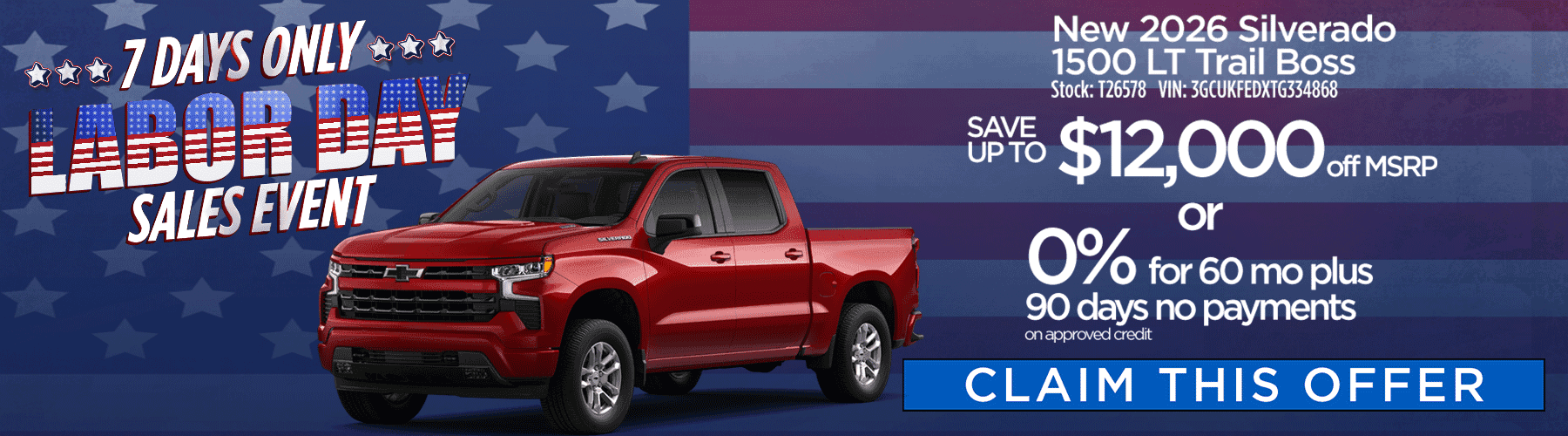 Silverado 1500 Labor Day