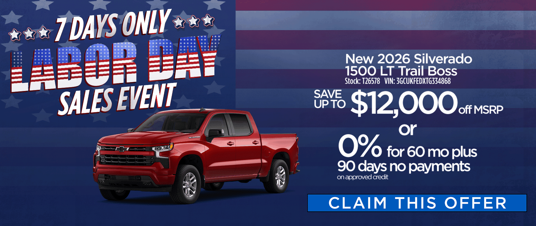 Silverado 1500 Labor Day
