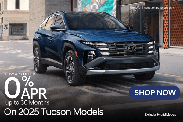 Select 2025 Hyundai Tucson models are on sale
