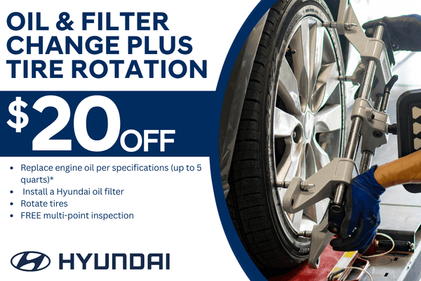oil filter change offer