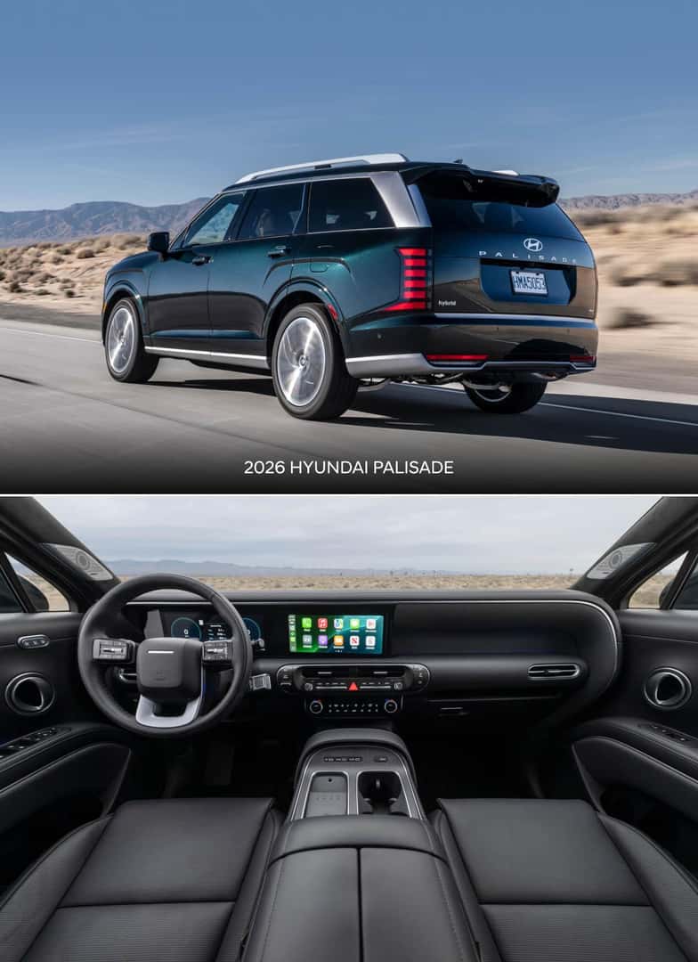 2026 Hyundai Palisade exterior and interior