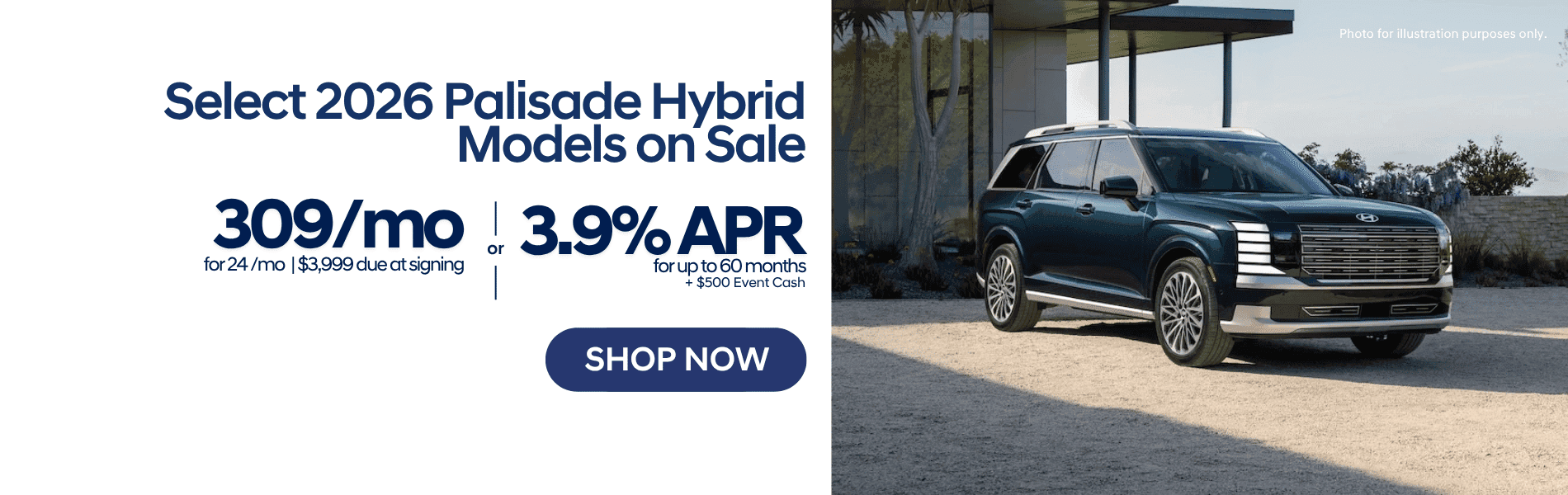 PALISADE HYBRID OFFER