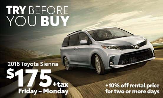 Sienna Try Before You Buy