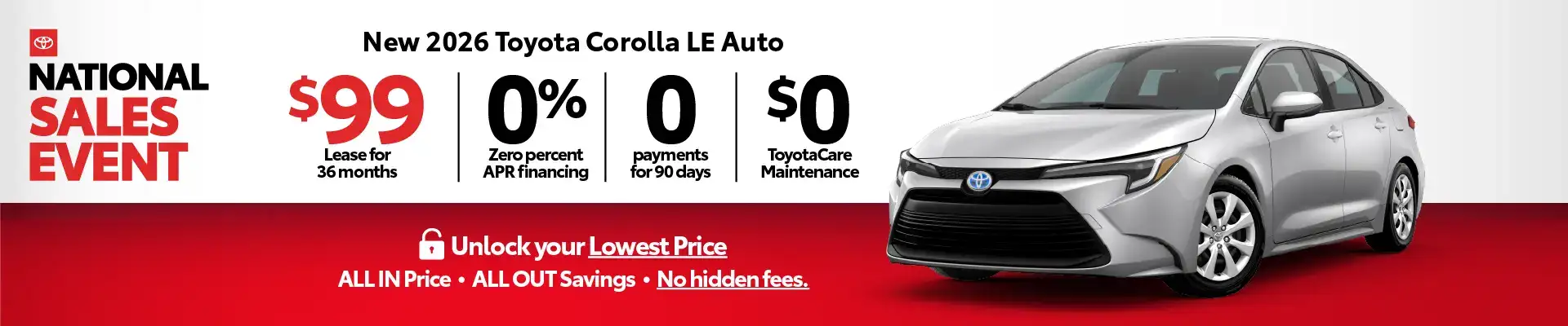 Toyota National Sale Miami FL
