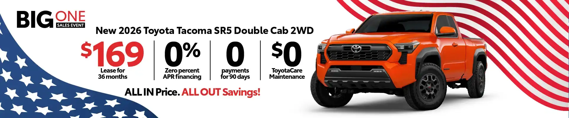 July 4 special Toyota offer