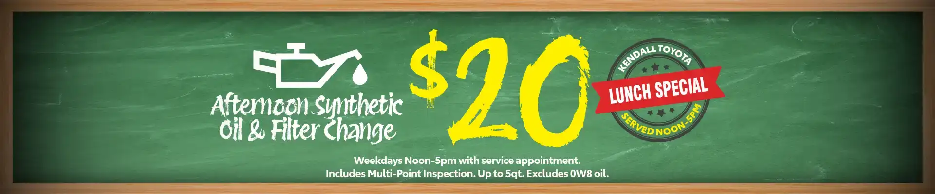 Oil Change Coupon Miami FL