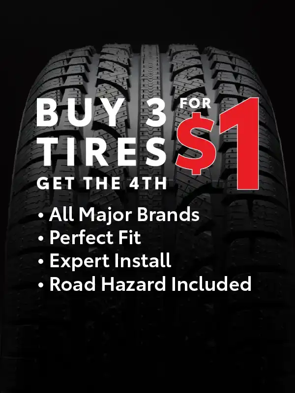 Toyota Tire Sale Buy 3 Get 1