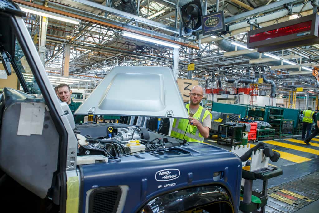 Range Rover Employee Land Rover Milestone: 2 Millionth Land Rover Defender