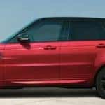 2019 Range Rover parked by the ocean