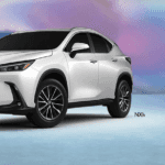 L/Certified by Lexus Banner with a front view of a Lexus NXh