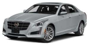 White Used Cadillac CTS angled left