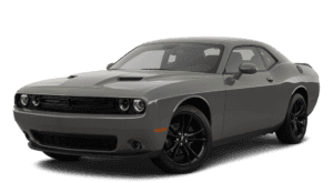 Gray Used Dodge Challenger angled left