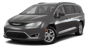 Gray Used Chrysler Pacifica angled left