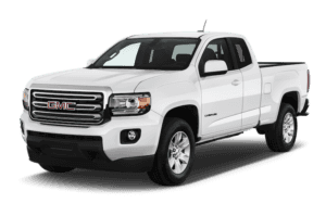 A white 2017 GMC Canyon