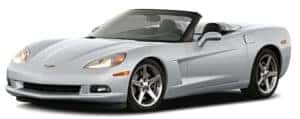 A silver C6 Chevy Corvette from McCluskey Auto