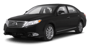 A used black Toyota Avalon from McCluskey Auto