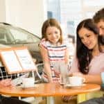 A young couple applies for a buy here pay here loan in Indianapolis