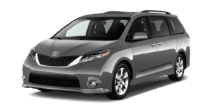 A used silver Toyota Sienna from McCluskey Auto