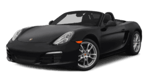 A black used Porsche Boxter / Cayman from McCluskey Auto
