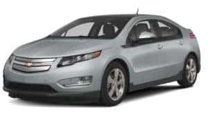 A gray 2011 used Chevy Volt on white