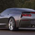 A Grey 2014 Chevrolet Corvette Stingray