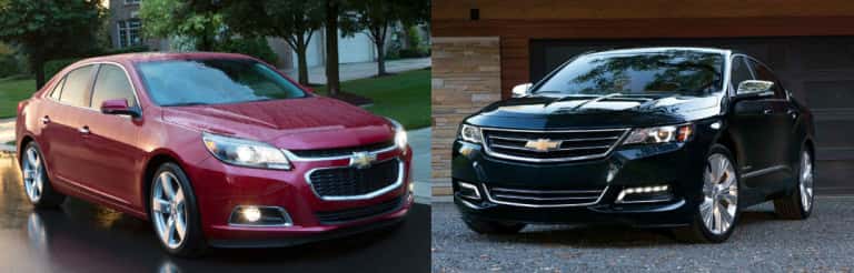 What Is the Difference Between the Chevy Malibu and Chevy Impala