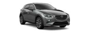 A grey 2017 Mazda CX-3 Grand Touring is angled right.