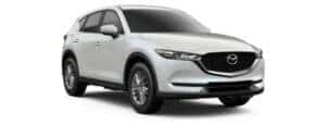 A white 2017 Mazda CX-5 Sport is angled right.