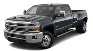 A 2018 Chevy Silverado 3500HD is parked and facing left.