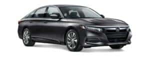 A grey 2018 Honda Accord LX is angled right.