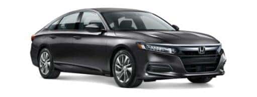 A grey 2018 Honda Accord LX is angled right.