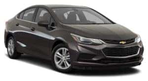 A 2017 Chevy Cruze is parked, facing left.