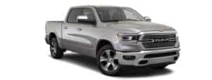 A grey 2020 Chevy Silverado 1500 is facing right.