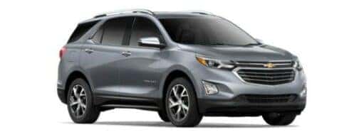 A silver 2020 Chevy Equinox 1LZ is angled right.