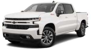A white 2022 Chevy Silverado 1500 RST Z71 is facing left.