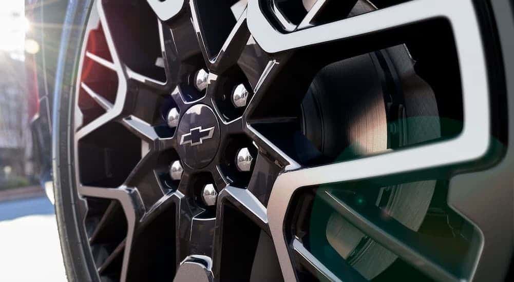 The rim on a 2025 Chevy Blazer.