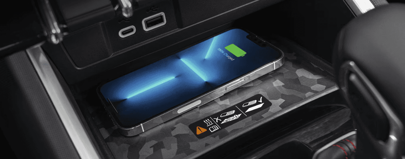 Wireless charging in a 2026 Chevy Colorado