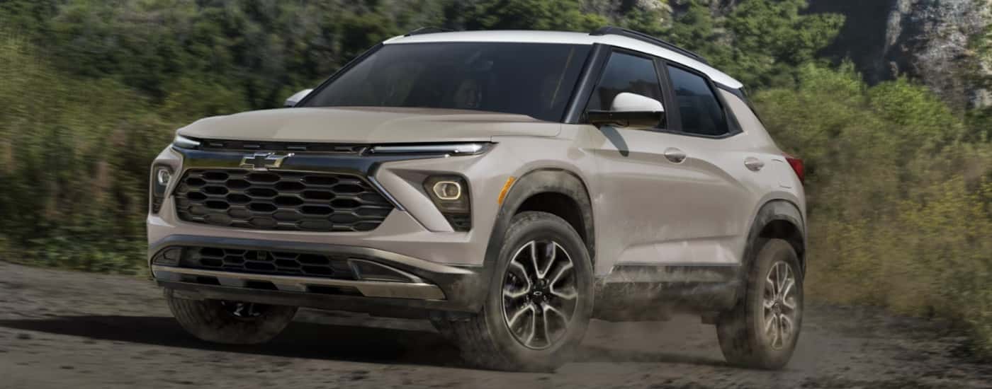 Grey 2026 Chevy Trailblazer ACTIV off-roading