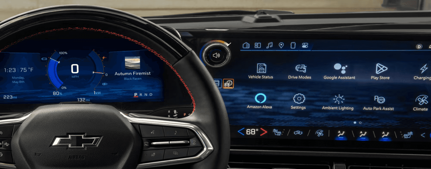 Infotainment system in a 2026 Chevy Equinox EV