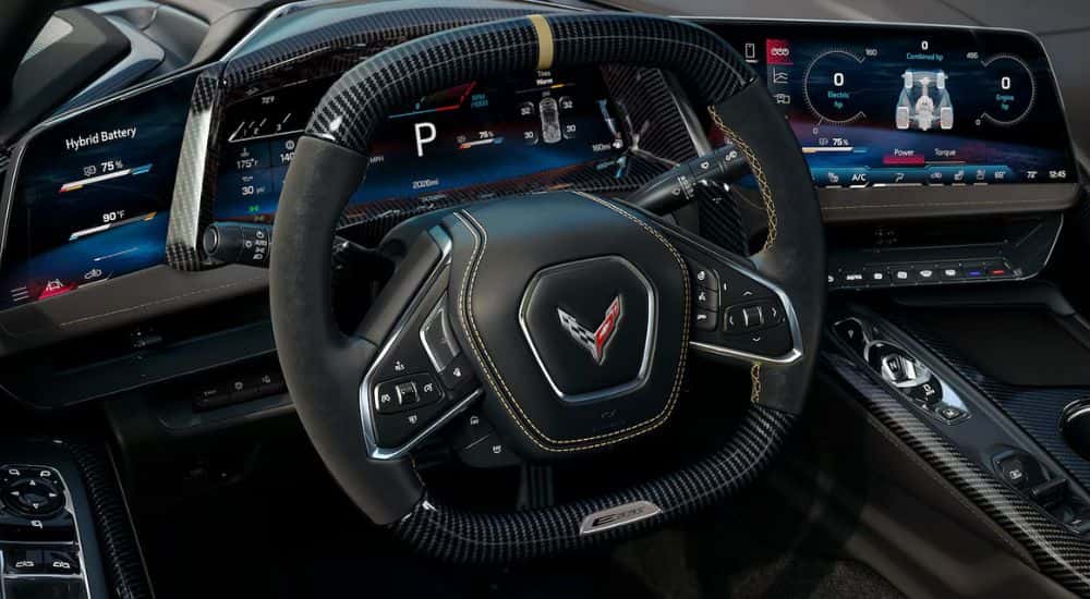 2026 Chevy Corvette E-Ray interior front dashboard
