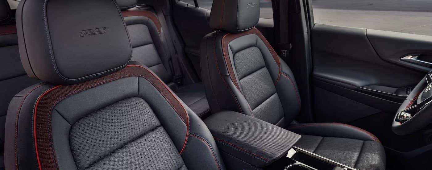 Black interior in a 2026 Chevy Equinox RS.