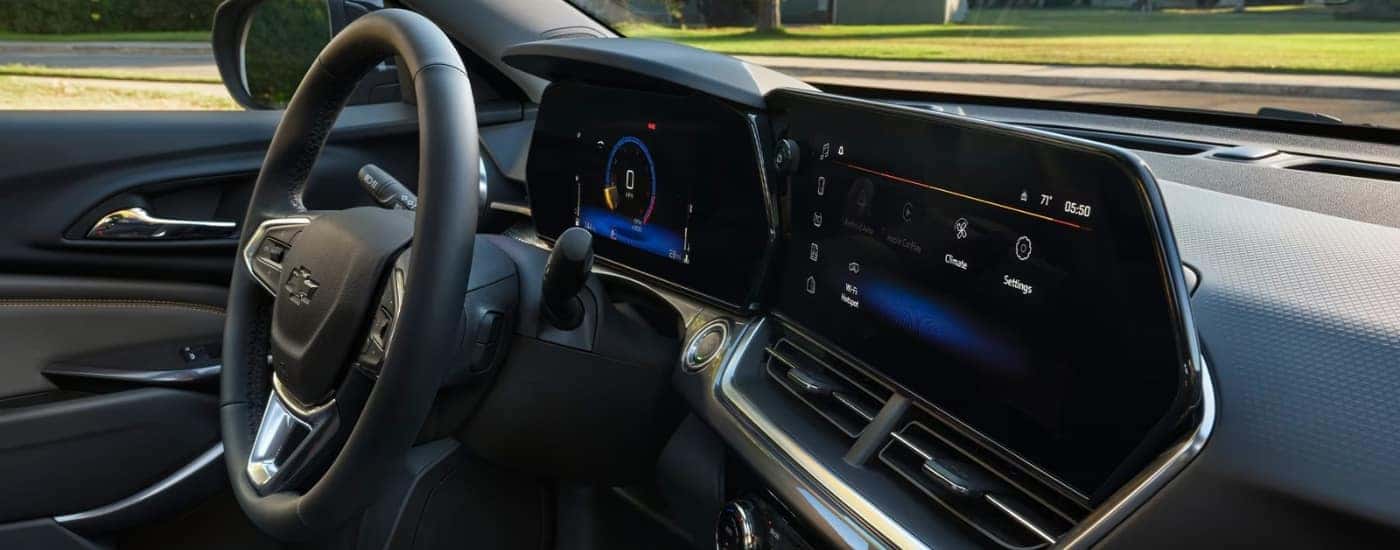 Infotainment screen in a 2026 Chevy Trax