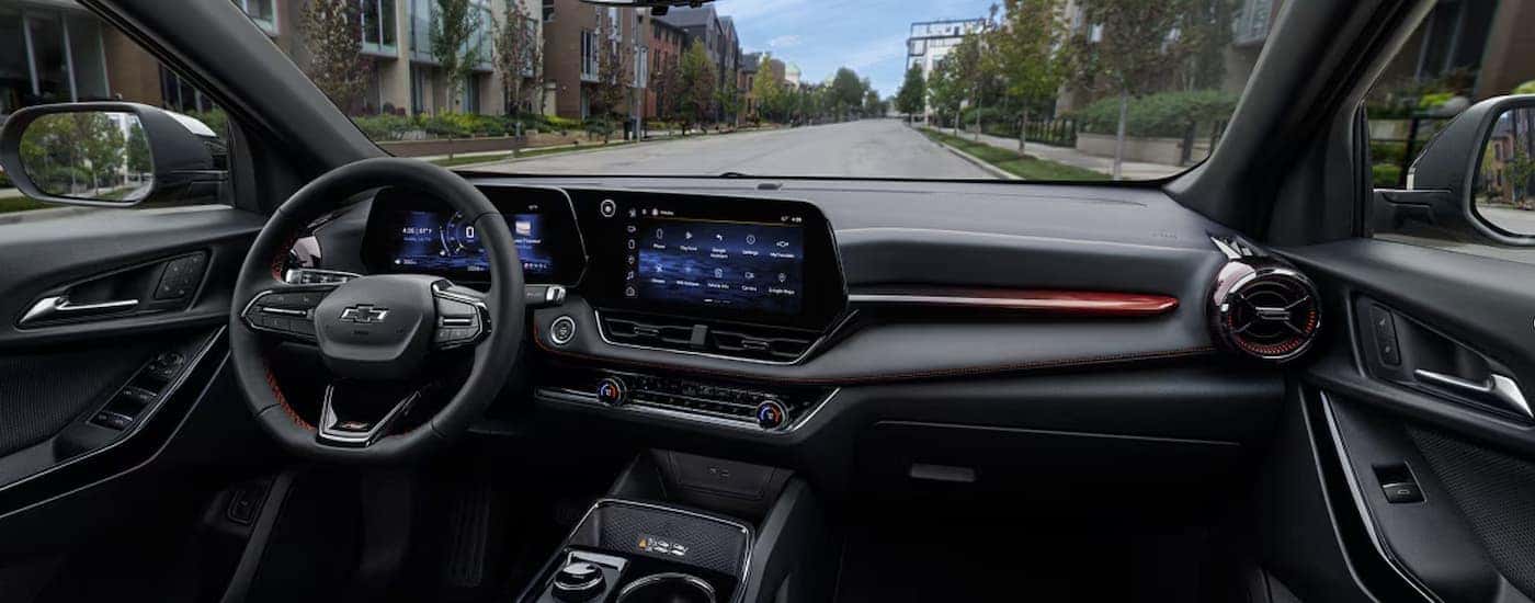 Infotainment and digital gauge cluster on a 2027 Chevy Equinox
