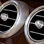 mercedes-benz glc interior dash close-up photo of the airvents