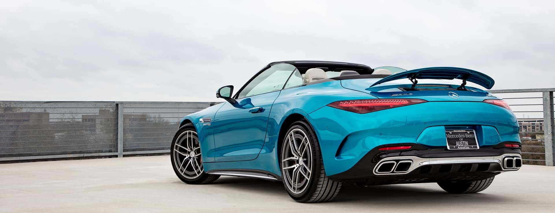 blue MB car