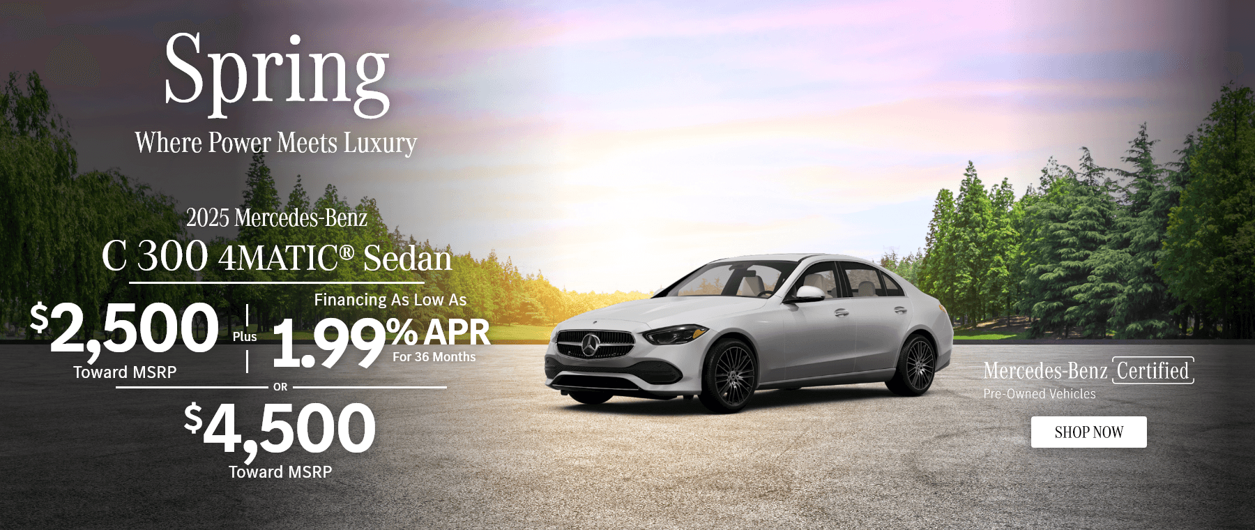 2025 C 300 offer