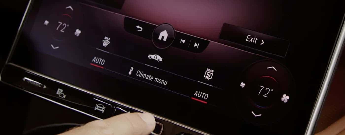 Touchscreen infotainment center in a 2026 Mercedes-Benz GLC