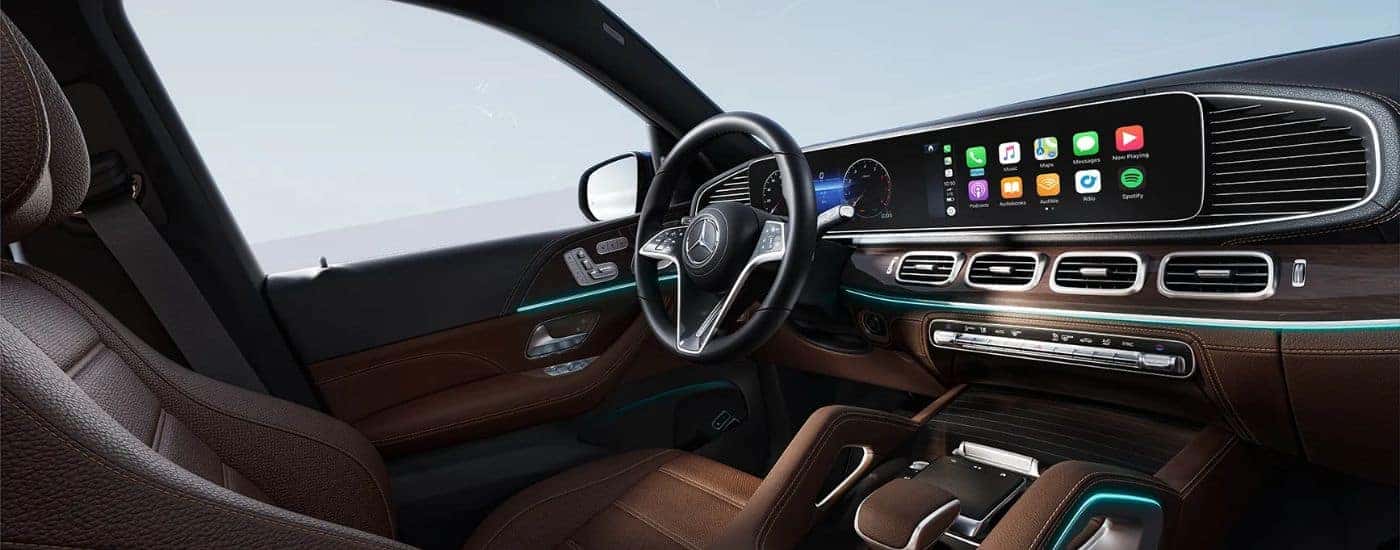 Interior view of a 2026 Mercedes-Benz GLE.