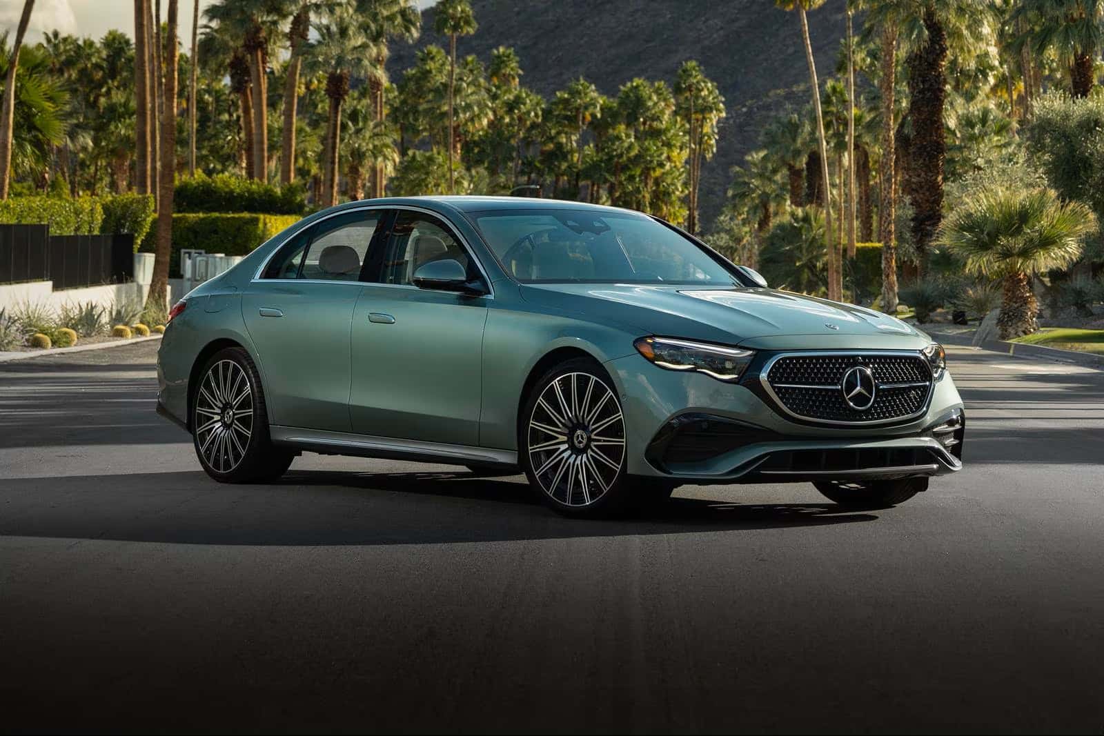 Mercedes-Benz E-Class sedan maintained on its factory Service A schedule near Midlothian, VA