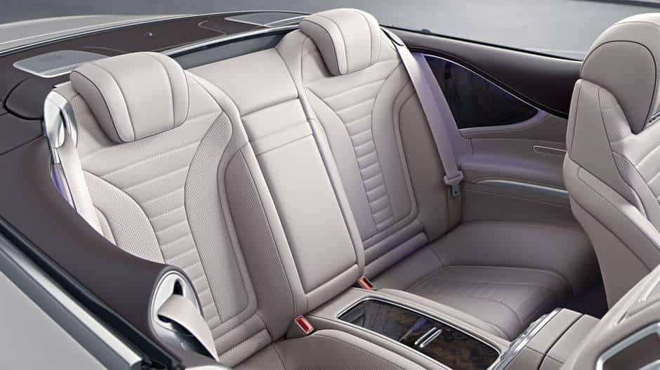 2017 S-Class interior seating